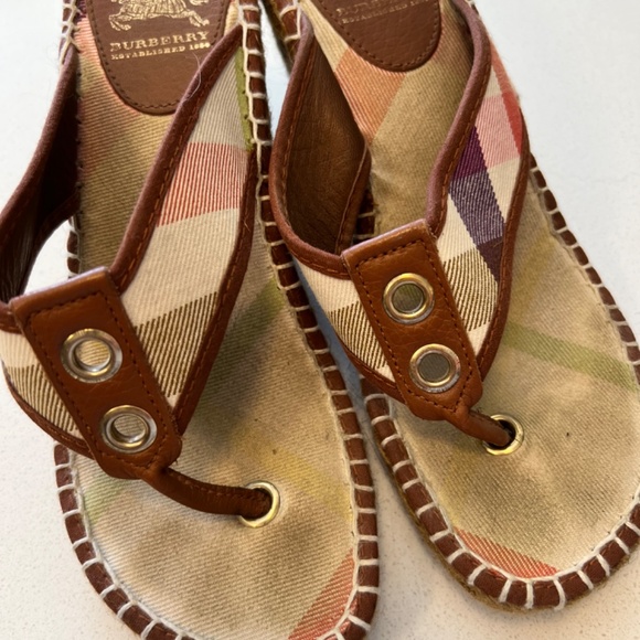 Burberry Wedges summer colours size 37 - Picture 6 of 8